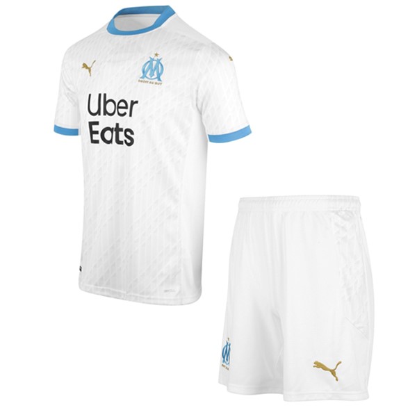 Camiseta Marsella 1ª Niños 2020 2021 Blanco